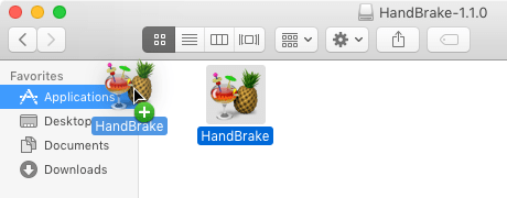 Installing HandBrake on Mac