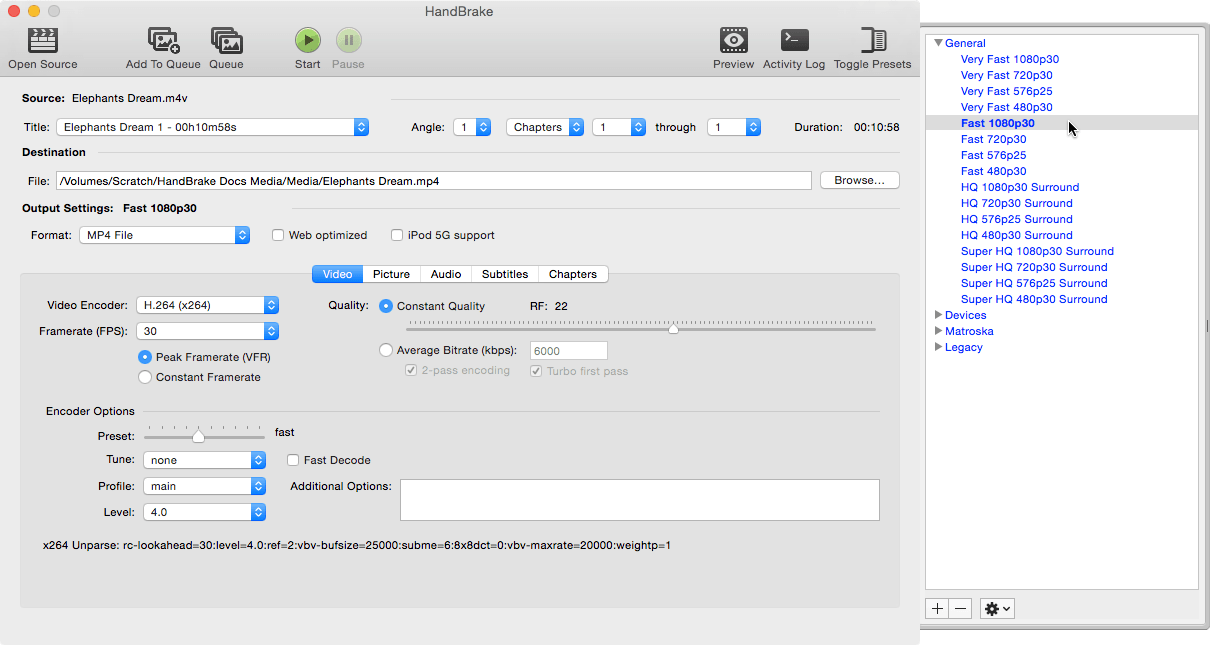 apllications like handbrake for mac